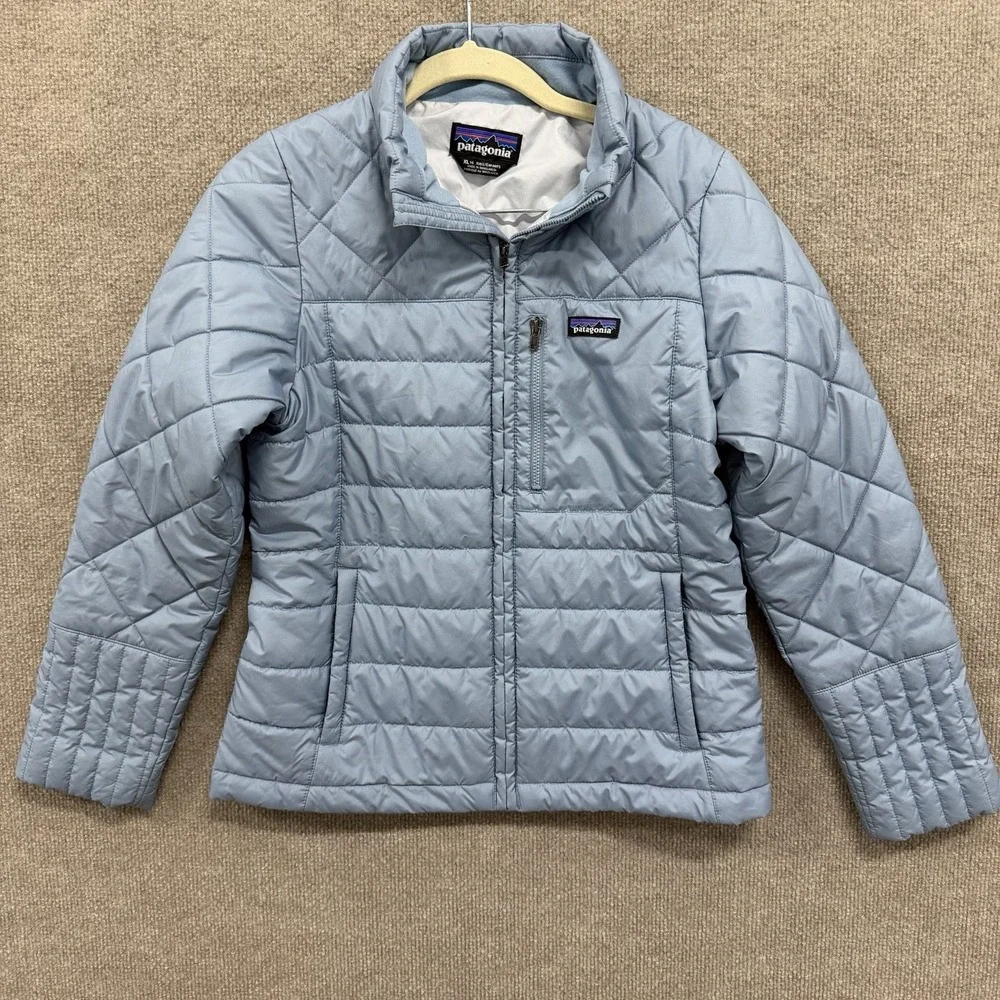 Patagonia Radalie Parka Quilted Puffer Coat Jacket Small Girls XL 14